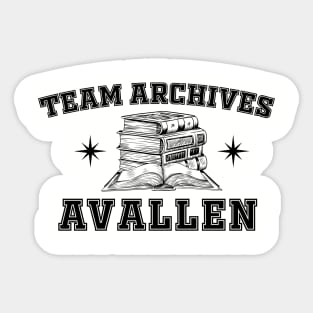 Team Archives Sticker